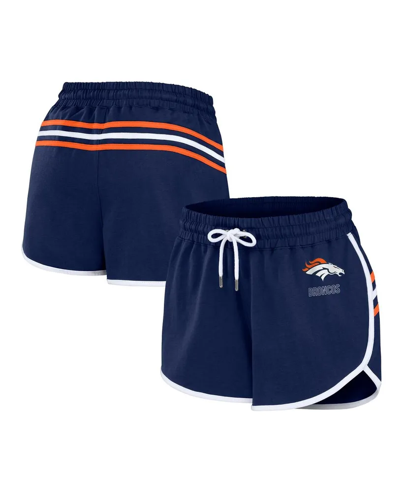 Women's Wear by Erin Andrews Navy Denver Broncos Hem Shorts