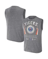 Men's Darius Rucker Collection by Fanatics Charcoal Detroit Tigers Muscle Tank Top