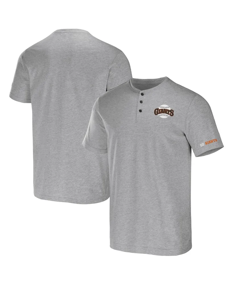 Men's Darius Rucker Collection by Fanatics Heather Gray San Francisco Giants Henley T-shirt