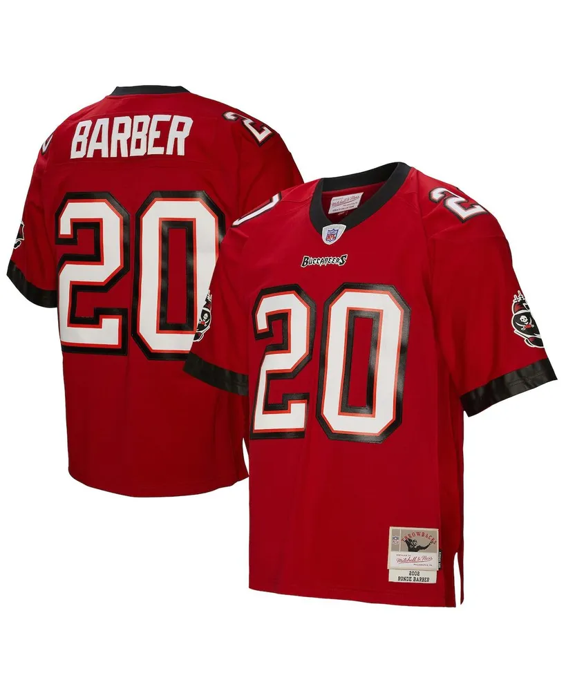 Men's Mitchell & Ness Ronde Barber Red Tampa Bay Buccaneers 2002 Legacy Retired Player Jersey