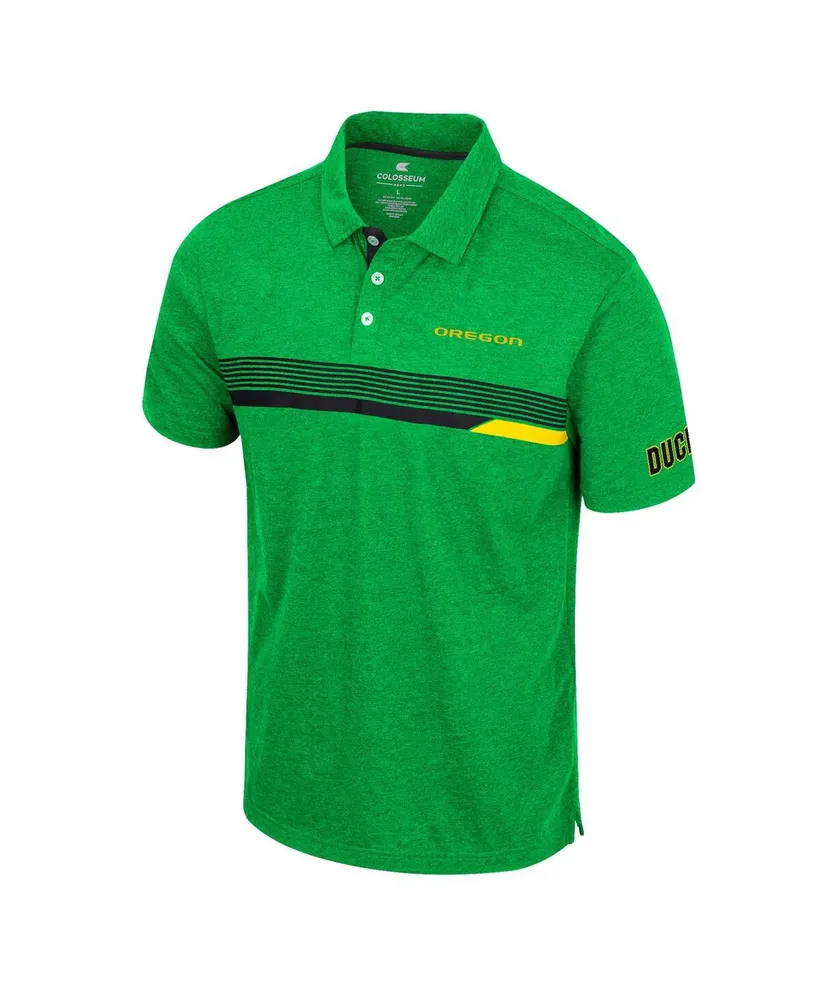 Men's Colosseum Green Oregon Ducks No Problemo Polo Shirt