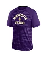 Men's Fanatics Purple Minnesota Vikings Hail Mary Raglan T-shirt