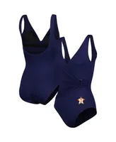 Women's Tommy Bahama Navy Houston Astros Pearl Clara One-Piece Swimsuit