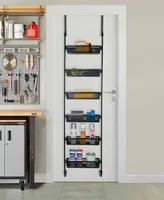 Smart Design 6-Tier Over-the-Door Hanging Pantry Organizer with Full Baskets