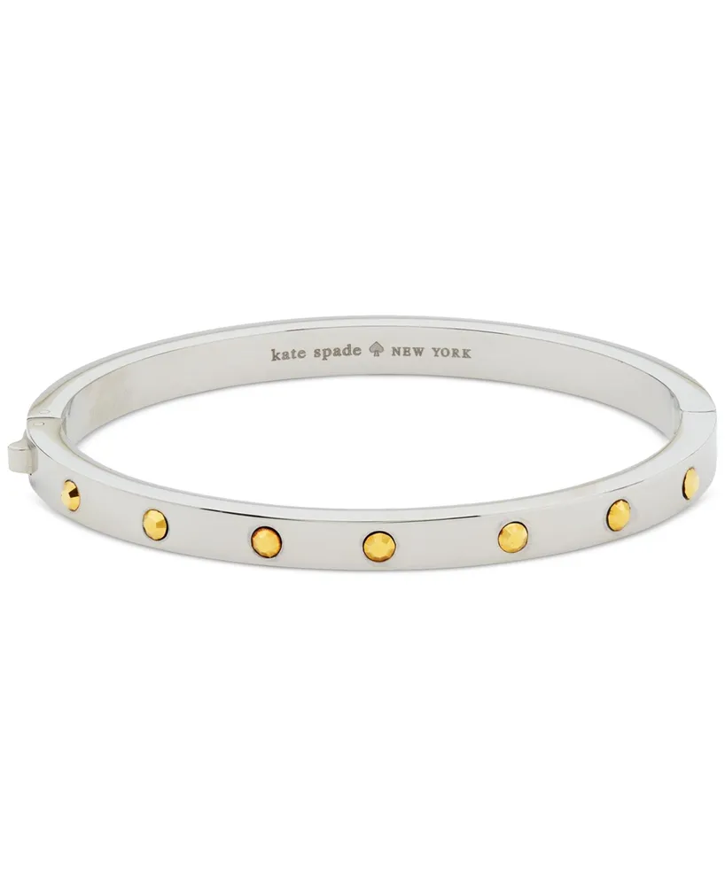 Kate Spade New York Spot The Spade Gold Tone Bangle Bracelet