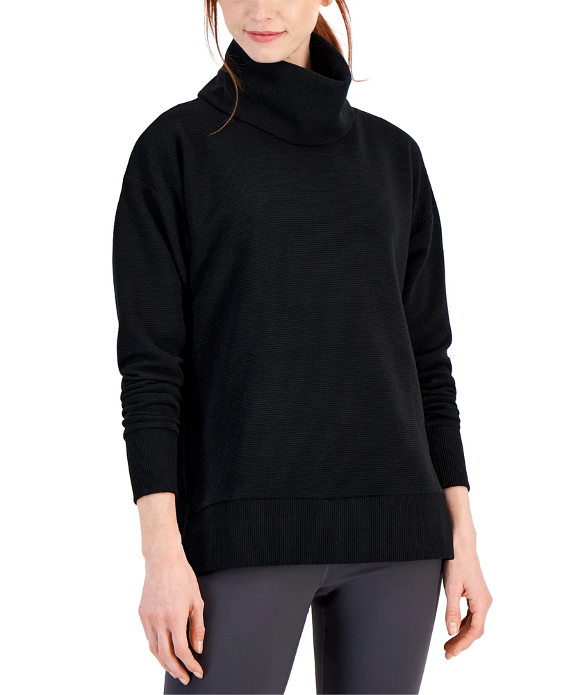 Id Ideology Women's Cowlneck Ottoman Sweater, Created for Macy's