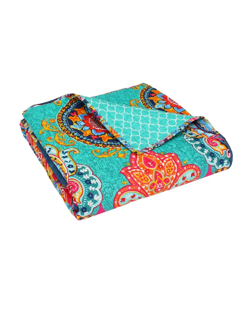 Levtex Fantasia Boho Reversible Quilted Throw, 50" x 60"