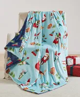 Levtex Gnome for the Holidays Reversible Oversized Throw, 68" x 68"