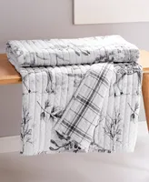 Levtex Sleigh Bells Quilted Throw, 50" x 60"