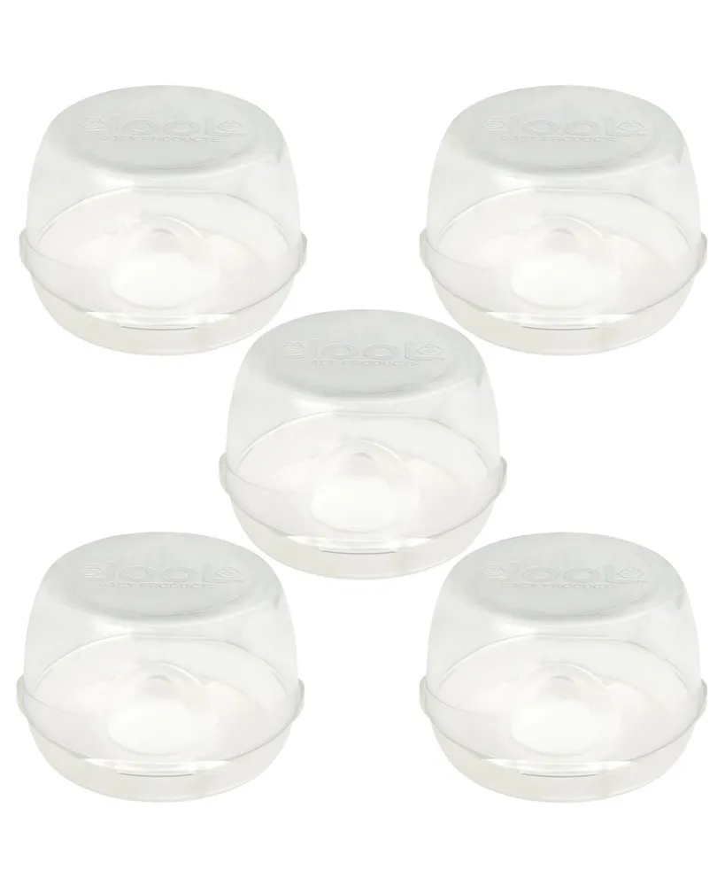 Jool Baby Toddler Stove Knob Covers, Universal Design, Ultra-Clear - Baby Safety (5 Pack)
