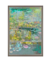 Reeds And Lilies Ii Framed Art