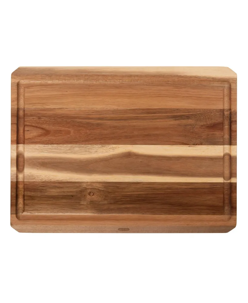 Dexas Acacia Forty-Five Cutting Board with Well