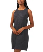 Msk Women's Round-Neck Sleeveless Sweater Dress