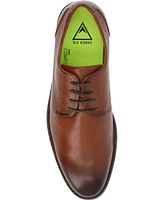 Vance Co. Men's Kendon Tru Comfort Foam Plain Toe Lace-Up Derby Shoes