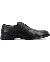 Vance Co. Men's Kendon Tru Comfort Foam Plain Toe Lace-Up Derby Shoes