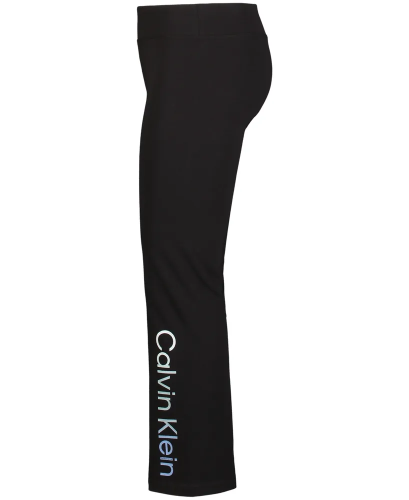 Calvin Klein Performance Big Girls Logo Gradient Flare Pants