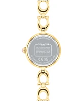 Coach Women's Gracie Gold-Tone Stainless Steel Bangle Bracelet Watch 23mm