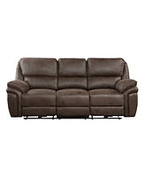 White Label Fleming 90" Power Double Reclining Sofa