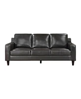 White Label Donegal 83" Leather Sofa