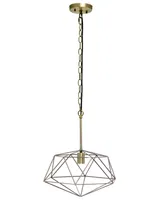 All The Rages 1 Light 16" Modern Metal Wire Paragon Hanging Ceiling Pendant Fixture