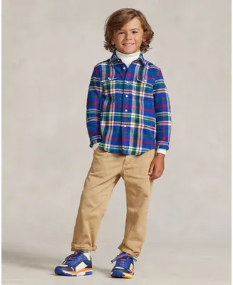 Polo Ralph Lauren Toddler and Little Boys Plaid Flannel Workshirt