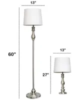 Lalia Home Morocco Classic 3 Piece Metal Lamp Set