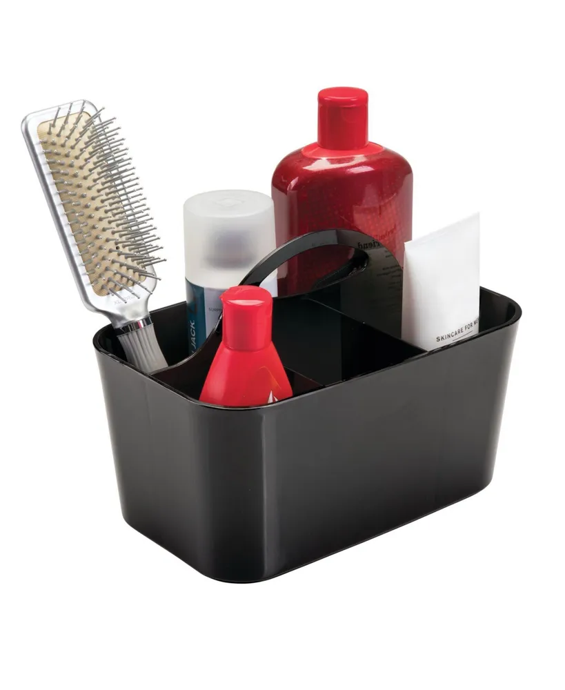 mDesign Plastic Divided Portable Shower Caddy Storage Organizer
