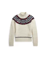 Polo Ralph Lauren Big Girls Fair Isle Wool-Blend Sweater