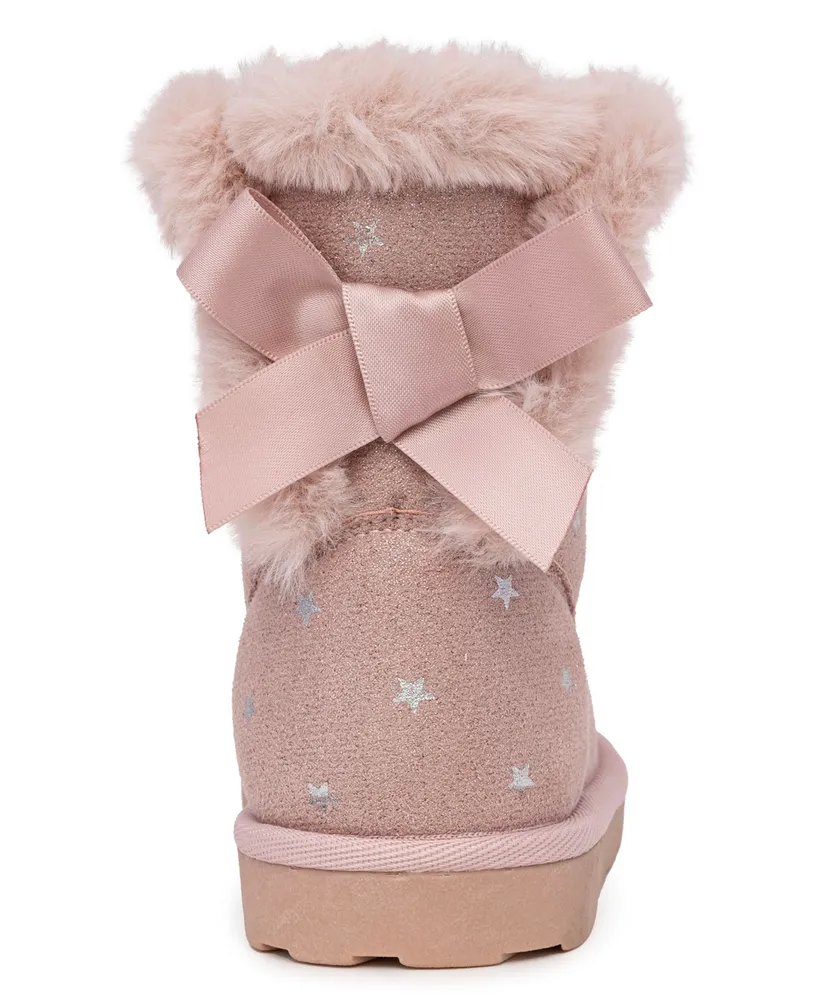 Sugar Toddler Girls Coca Star Detail Cozy Pull-On Boots