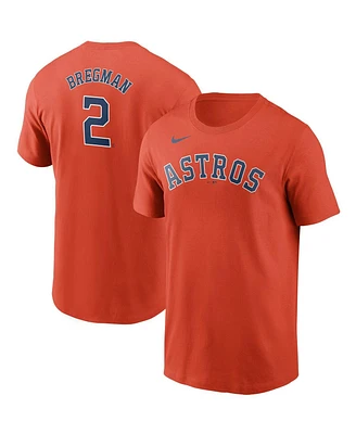 Nike Men's Alex Bregman Houston Astros Name and Number Player T-Shirt