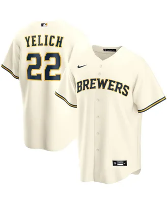 Nike Big Boys and Girls Milwaukee Brewers Official Player Jersey - Christian Yelich
