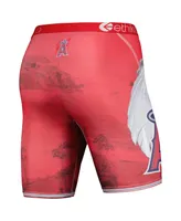 Men's Ethika Red Los Angeles Angels Jerseyscape Boxer Briefs