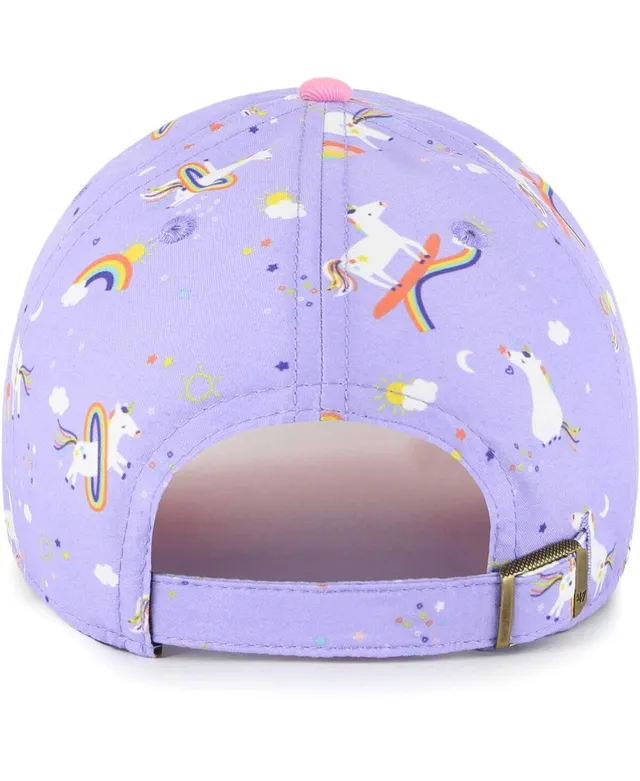 Dallas Cowboys '47 Girls Preschool Unicorn Clean Up Adjustable Hat - Purple