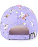 Girls Preschool '47 Brand Lavender Arizona Cardinals Unicorn Clean Up Adjustable Hat