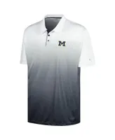 Men's Colosseum Charcoal Michigan Wolverines Magic Polo Shirt