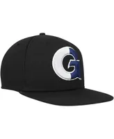 Men's Mitchell & Ness Black Georgetown Hoyas Lifestyle Fitted Hat