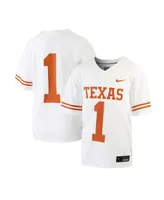 Preschool Boys and Girls Nike White Texas Longhorns Untouchable Replica Football Jersey