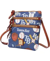 Women's Dooney & Bourke Tampa Bay Rays Game Day Triple Zip Crossbody Purse