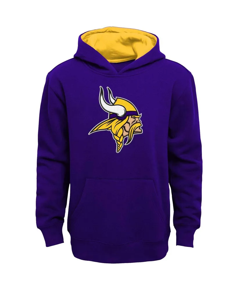 Big Boys Purple Minnesota Vikings Prime Pullover Hoodie