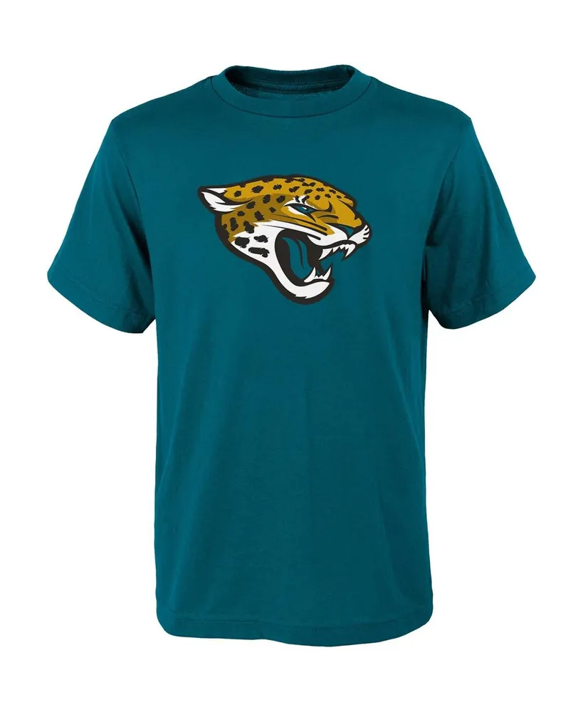 Big Boys Teal Jacksonville Jaguars Primary Logo T-shirt