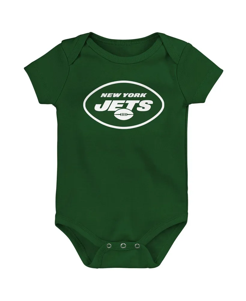 Newborn and Infant Boys and Girls Green New York Jets Team Logo Bodysuit