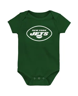 Newborn and Infant Boys and Girls Green New York Jets Team Logo Bodysuit