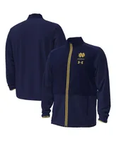 Men's Under Armour Navy Notre Dame Fighting Irish 2023 Aer Lingus College Football Classic Full-Zip Jacket