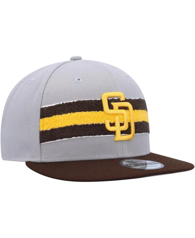 San Diego Padres Mitchell & Ness Cooperstown Collection Away Snapback Hat -  Gray