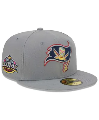 Men's New Era Gray Tampa Bay Buccaneers Color Pack 59FIFTY Fitted Hat