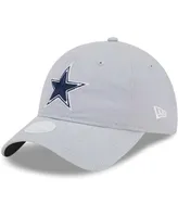 Women's New Era Gray Dallas Cowboys Main Core Classic 2.0 9TWENTY Adjustable Hat