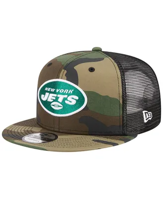 Men's New Era Camo New York Jets Main Trucker 9FIFTY Snapback Hat