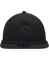 Men's New Era Black Arizona Cardinals Illumination Golfer Snapback Trucker Hat