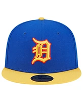Men's New Era Royal, Yellow Detroit Tigers Empire 59FIFTY Fitted Hat