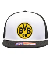 Men's Fan Ink White Borussia Dortmund Avalanche Snapback Hat